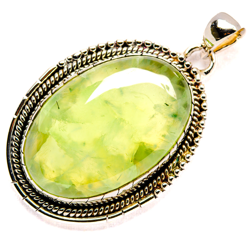 Prehnite Pendants handcrafted by Ana Silver Co - PD36544 - Photo 2