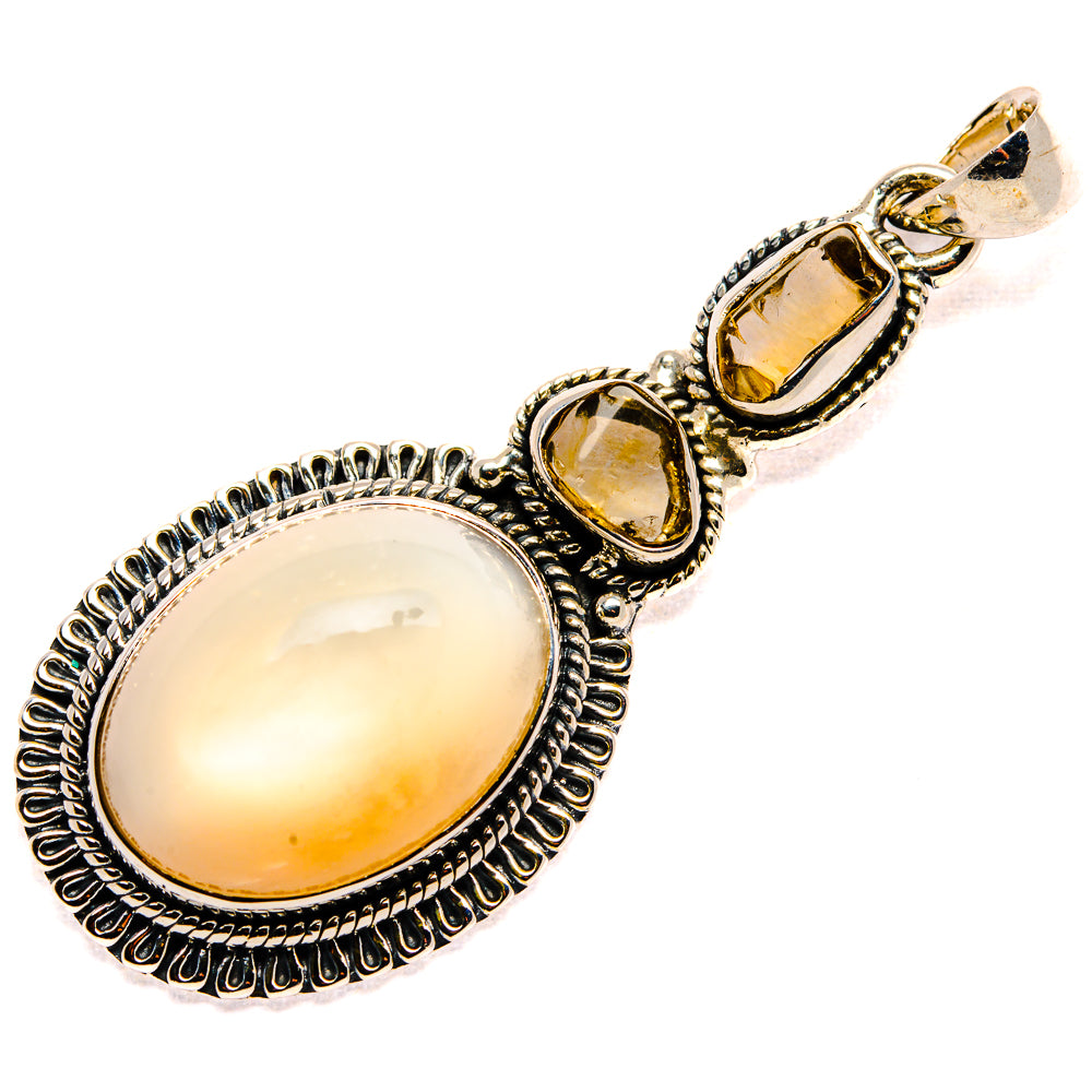 Scolecite Pendants handcrafted by Ana Silver Co - PD36550 - Photo 2