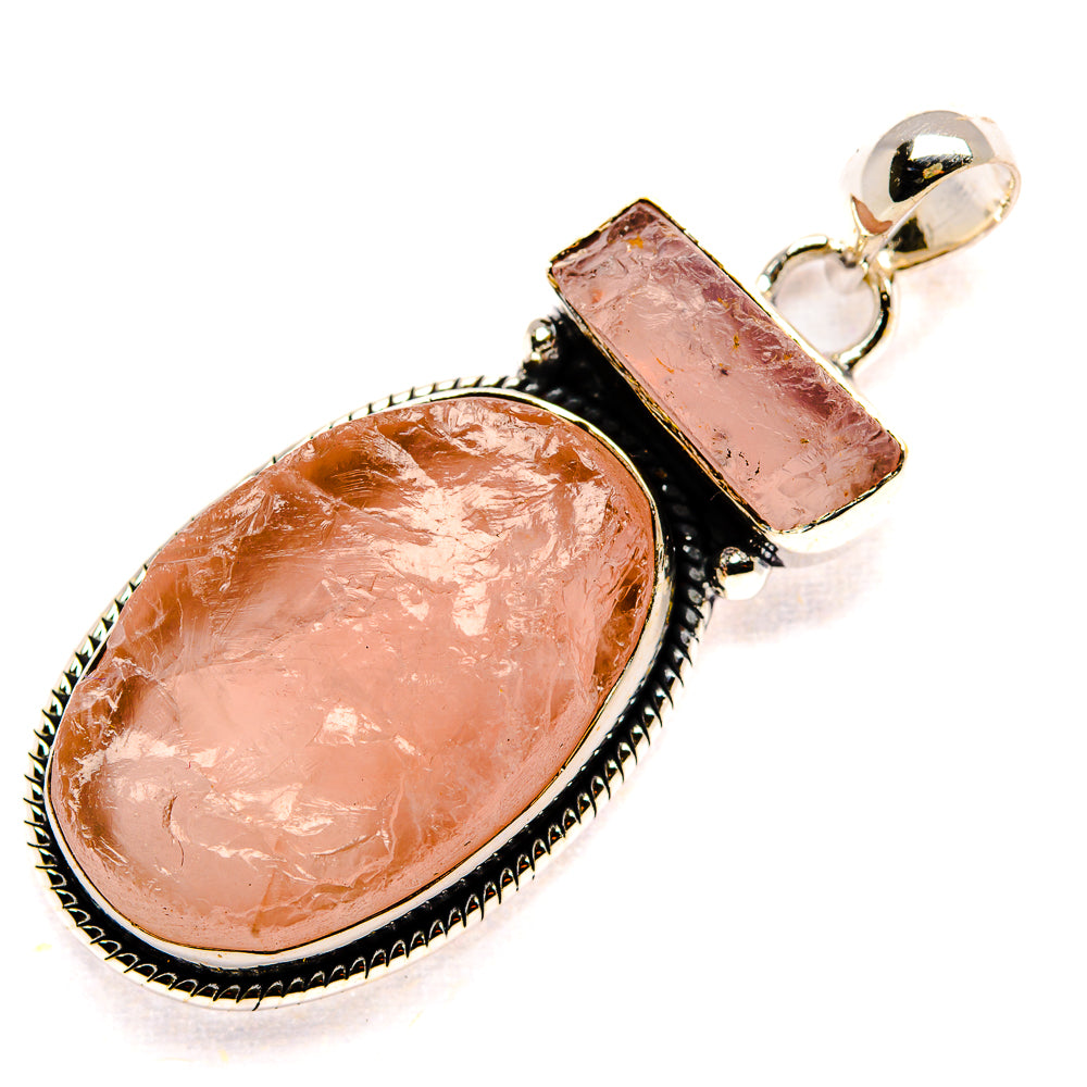 Rose Quartz Pendants handcrafted by Ana Silver Co - PD36644 - Photo 2