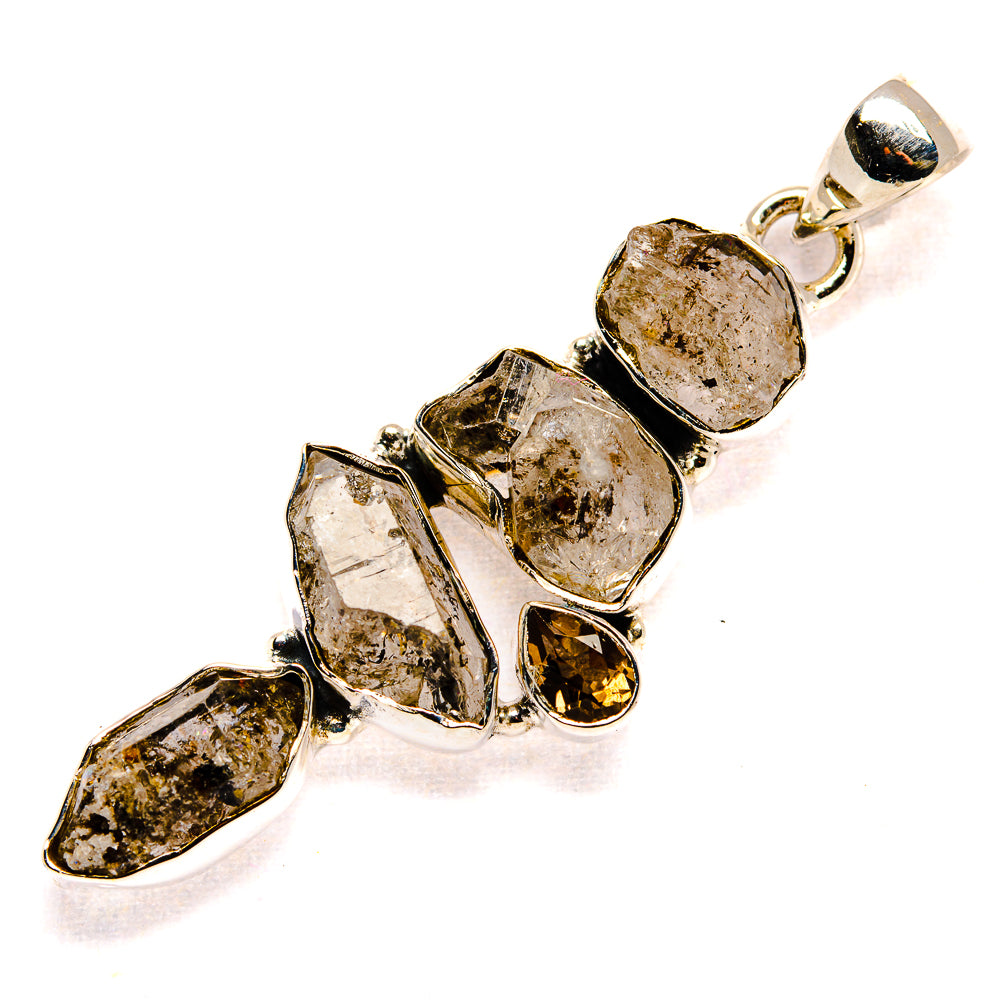 Herkimer Diamond Pendants handcrafted by Ana Silver Co - PD36648 - Photo 2