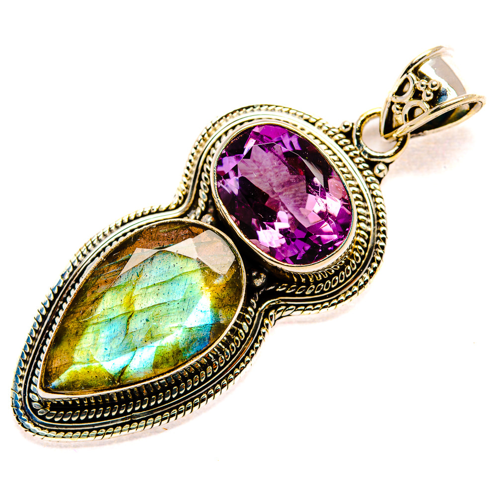 Labradorite Pendants handcrafted by Ana Silver Co - PD36656 - Photo 2