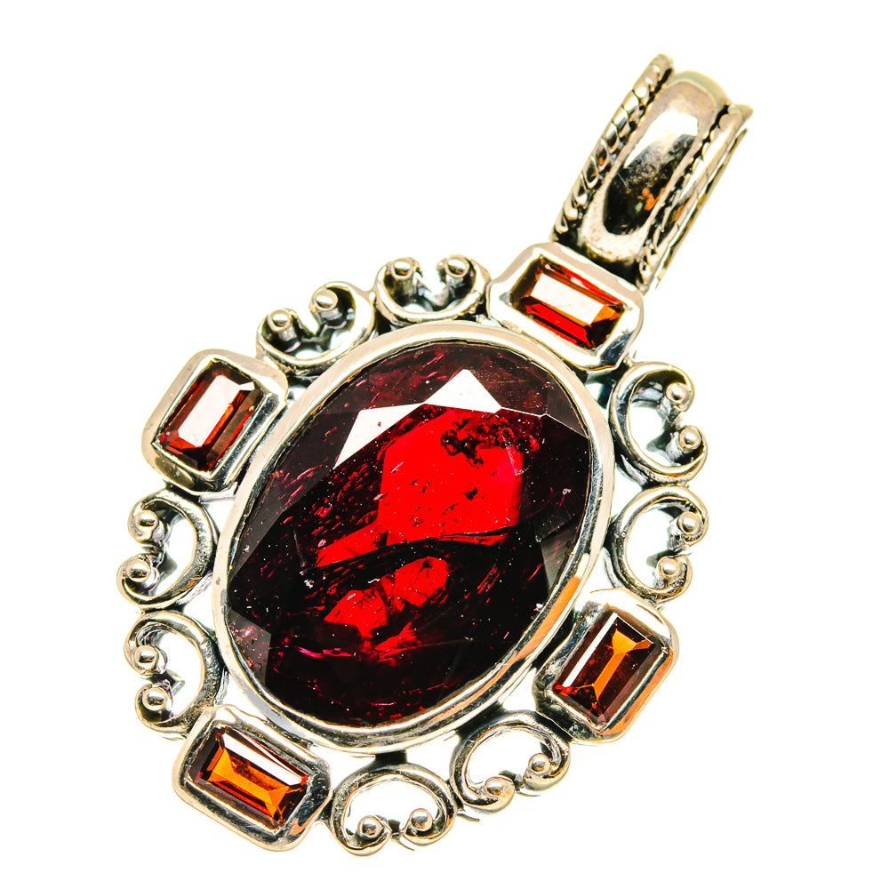 Garnet Pendants handcrafted by Ana Silver Co - PD3667