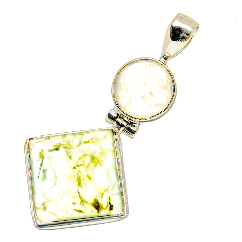 Prehnite Pendants handcrafted by Ana Silver Co - PD3691