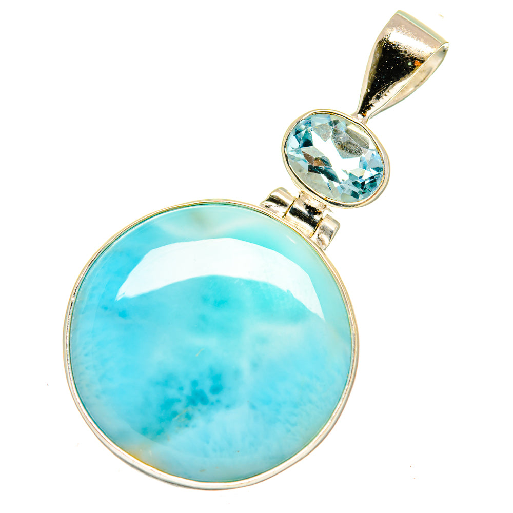 Larimar Pendants handcrafted by Ana Silver Co - PD3721