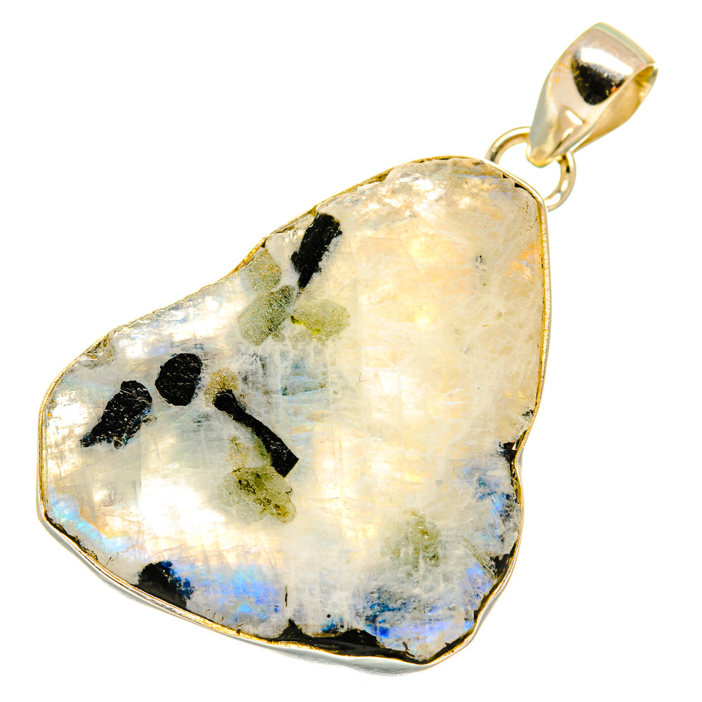 Rainbow Moonstone Pendants handcrafted by Ana Silver Co - PD3722