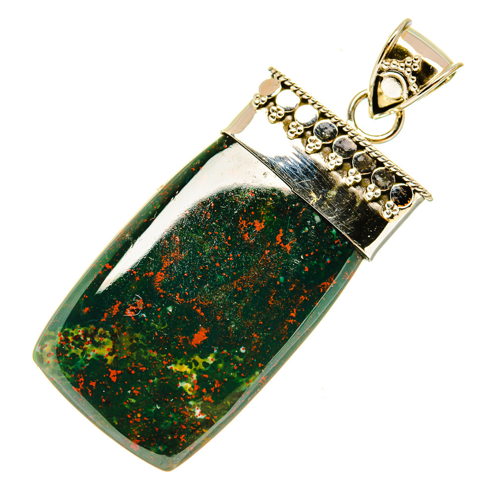 Bloodstone Pendants handcrafted by Ana Silver Co - PD3725