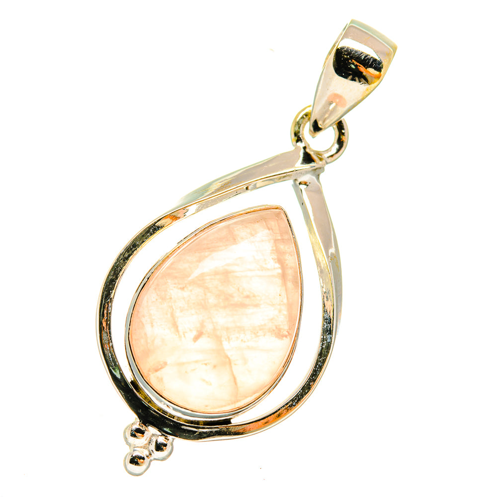 Rose Quartz Pendants handcrafted by Ana Silver Co - PD3781