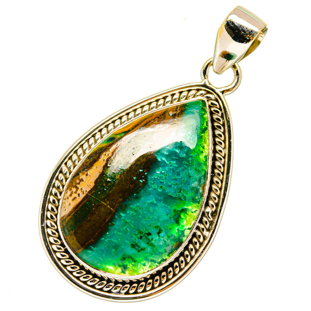 Peruvian Opal Pendants handcrafted by Ana Silver Co - PD3790