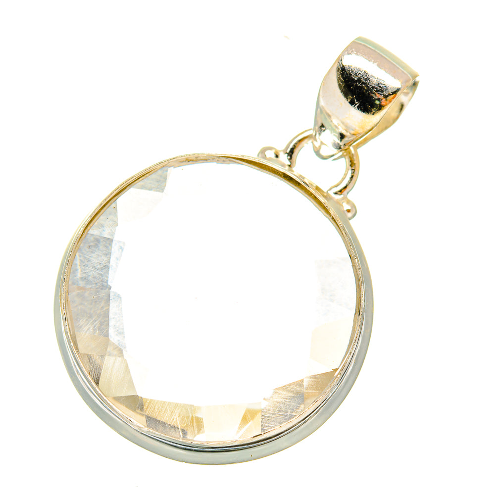 White Quartz Pendants handcrafted by Ana Silver Co - PD3792