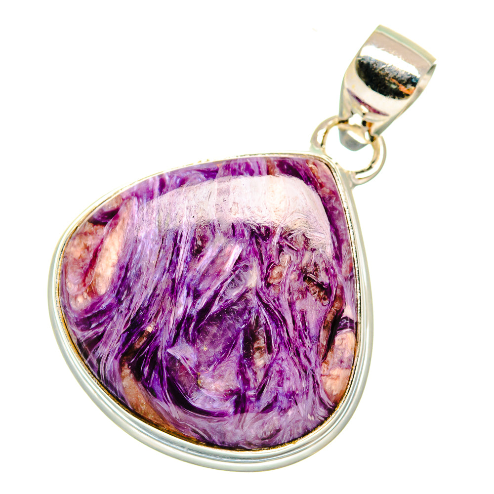 Charoite Pendants handcrafted by Ana Silver Co - PD3793