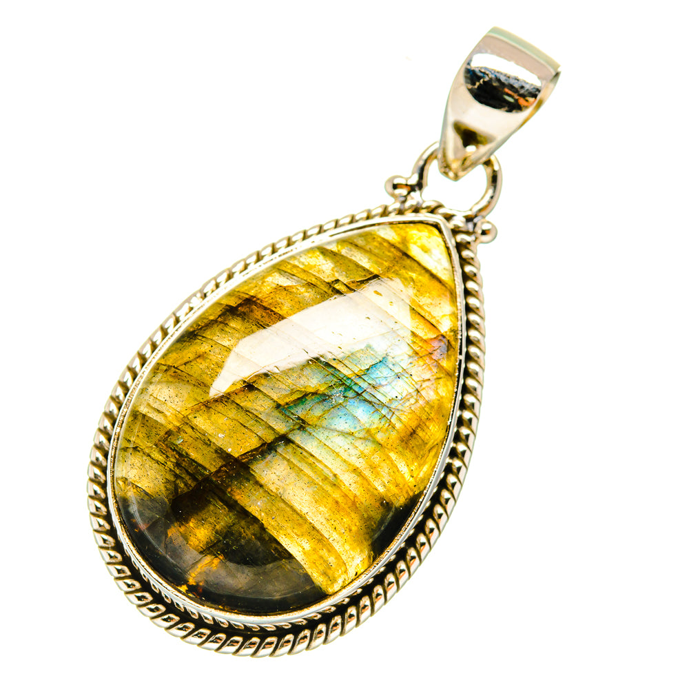 Labradorite Pendants handcrafted by Ana Silver Co - PD3794