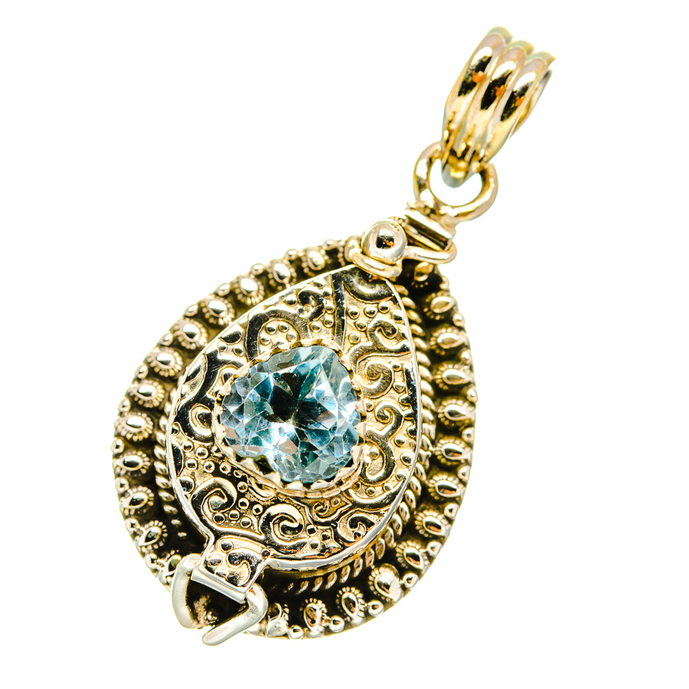 Blue Topaz Pendants handcrafted by Ana Silver Co - PD3808