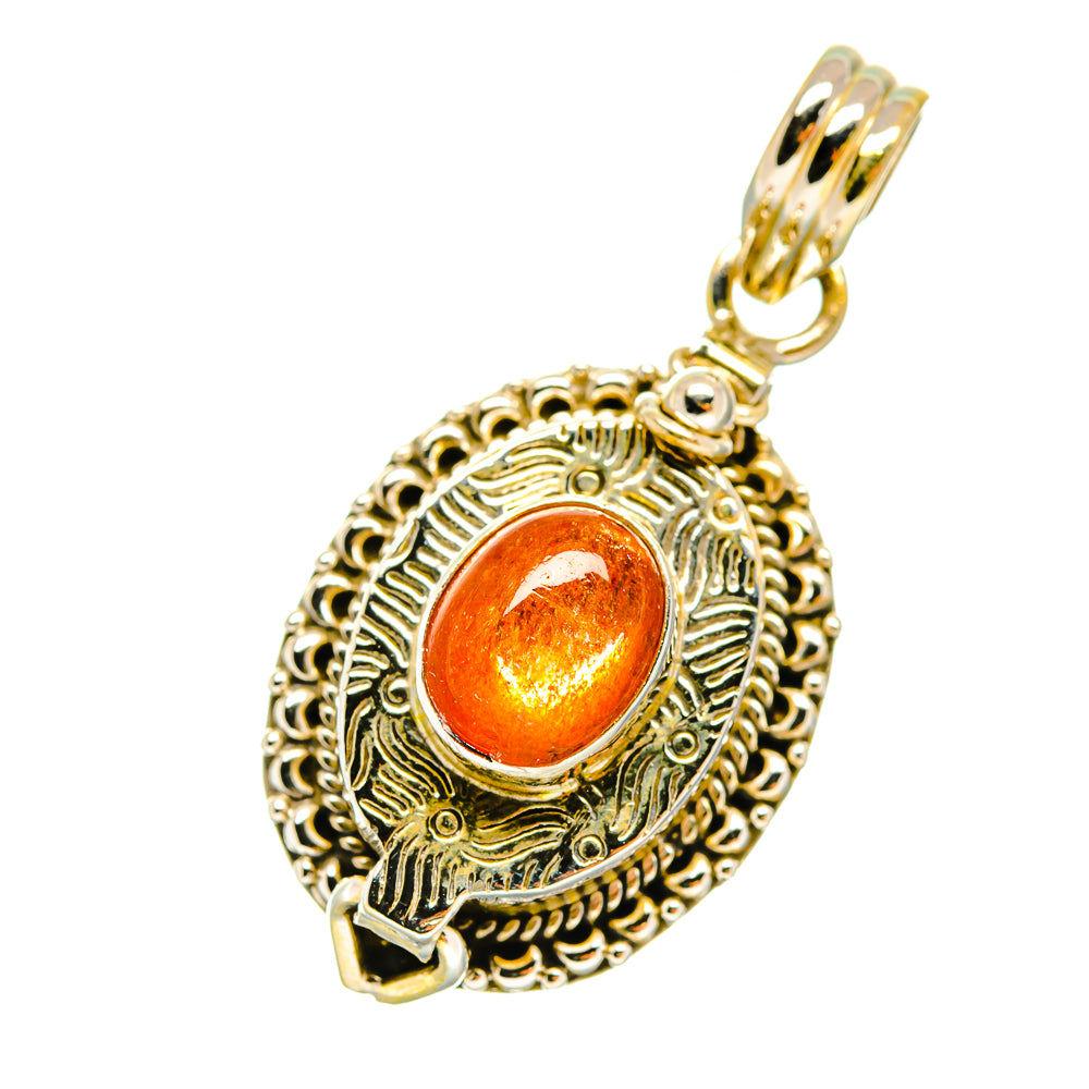 Sunstone Pendants handcrafted by Ana Silver Co - PD3812