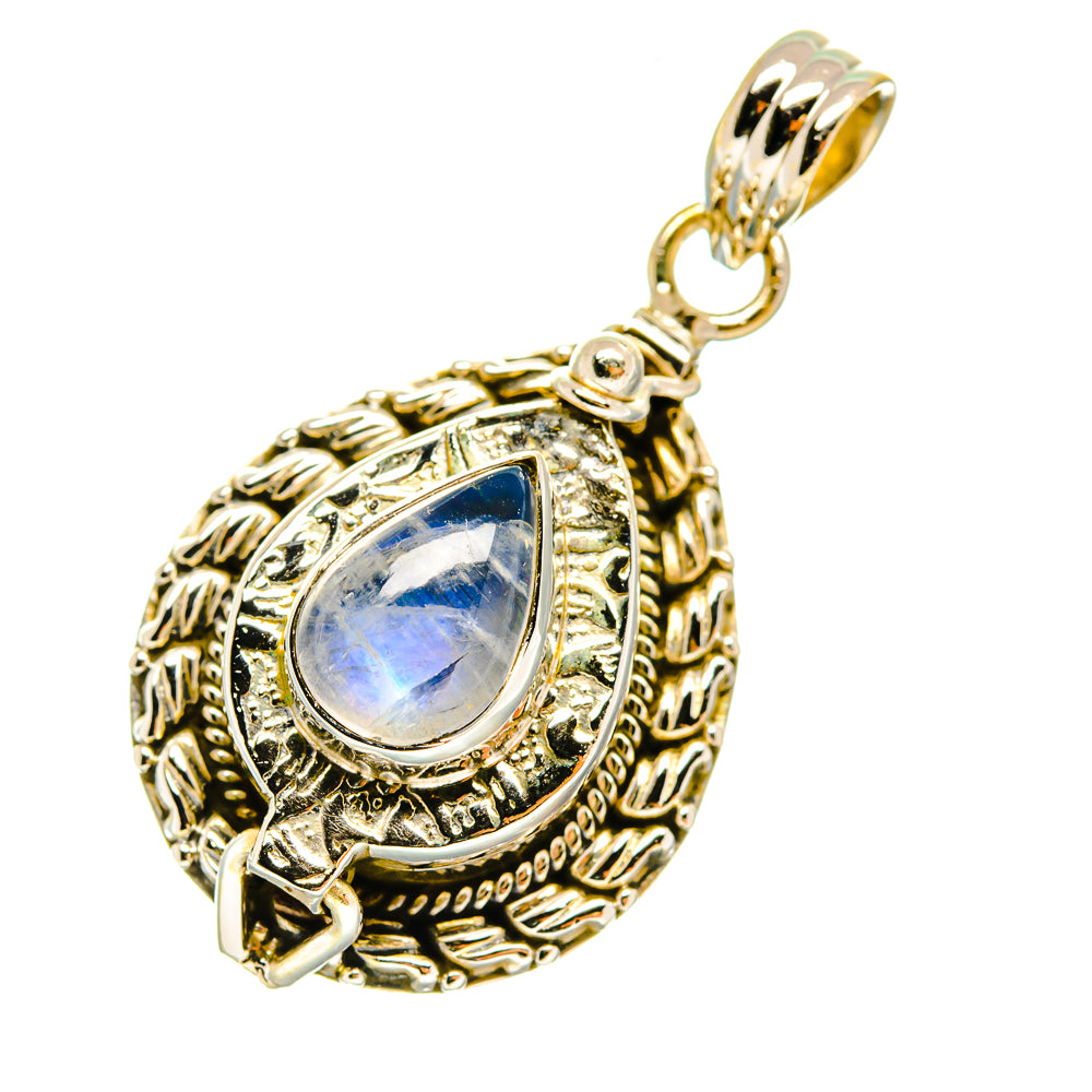 Rainbow Moonstone Pendants handcrafted by Ana Silver Co - PD3817