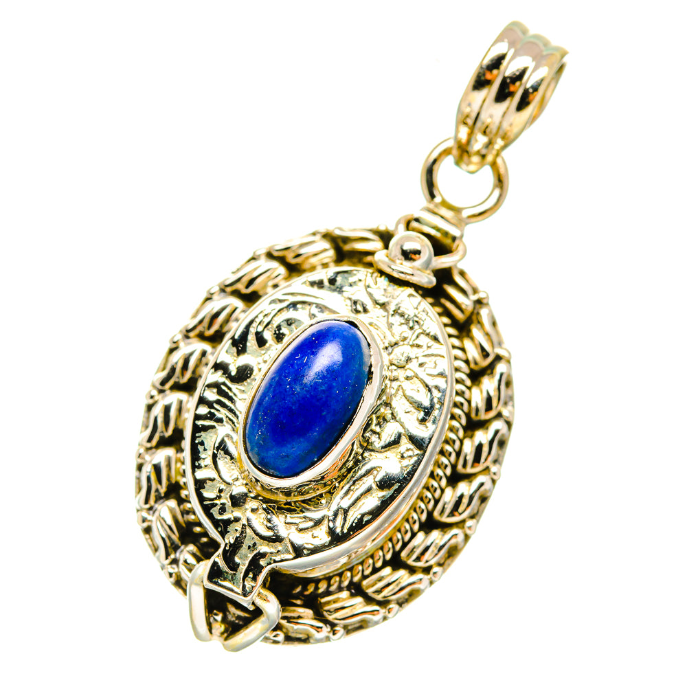 Lapis Lazuli Pendants handcrafted by Ana Silver Co - PD3818 - Photo 2