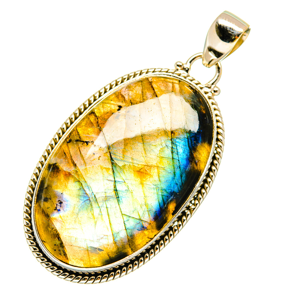 Labradorite Pendants handcrafted by Ana Silver Co - PD3844