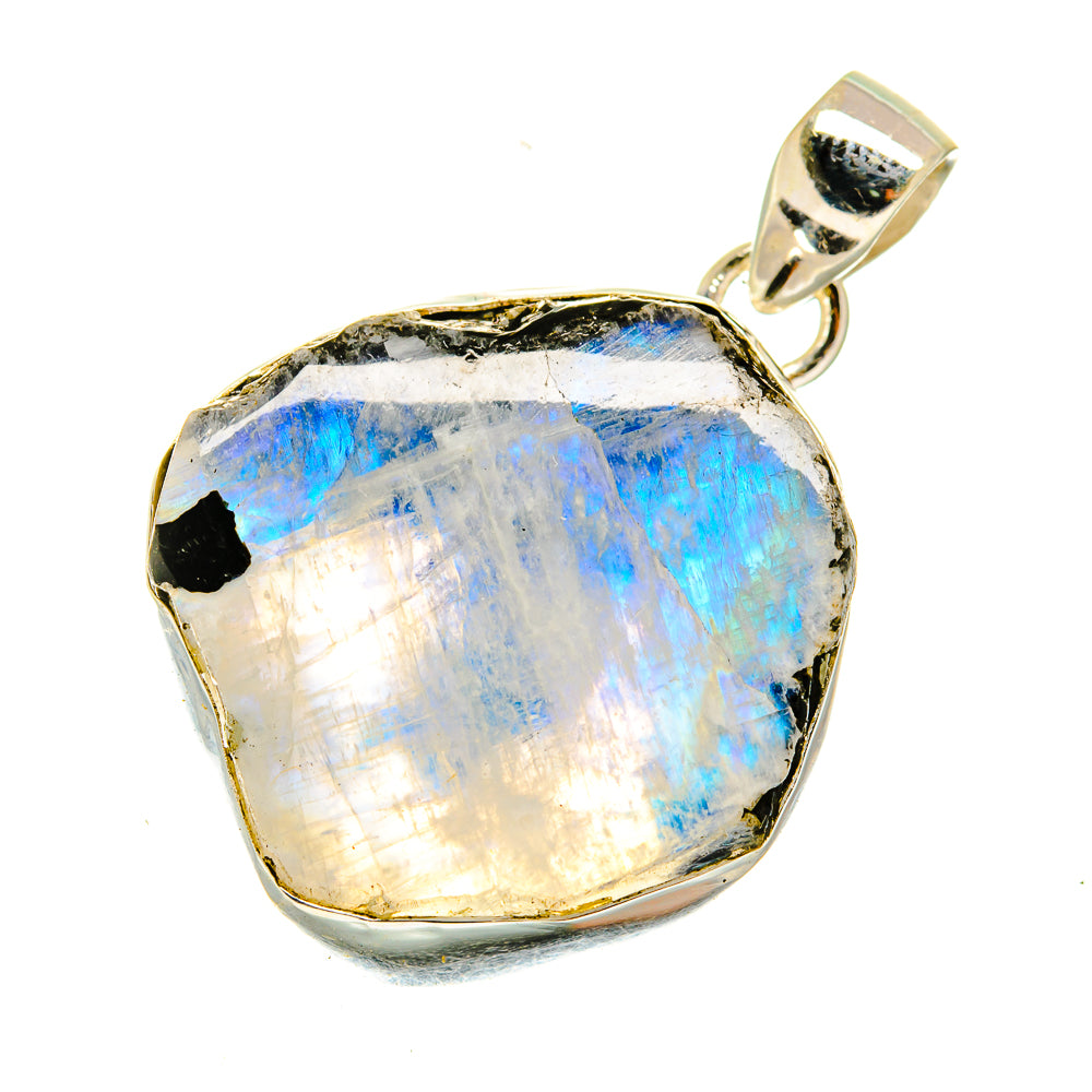 Rainbow Moonstone Pendants handcrafted by Ana Silver Co - PD3862