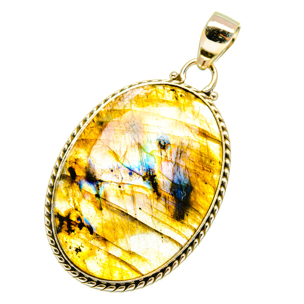 Labradorite Pendants handcrafted by Ana Silver Co - PD3939