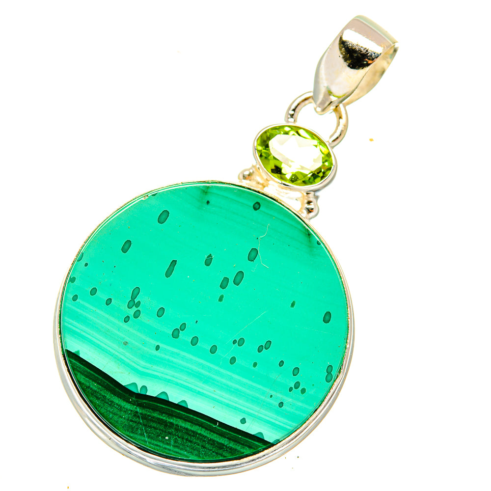 Malachite Pendants handcrafted by Ana Silver Co - PD3954