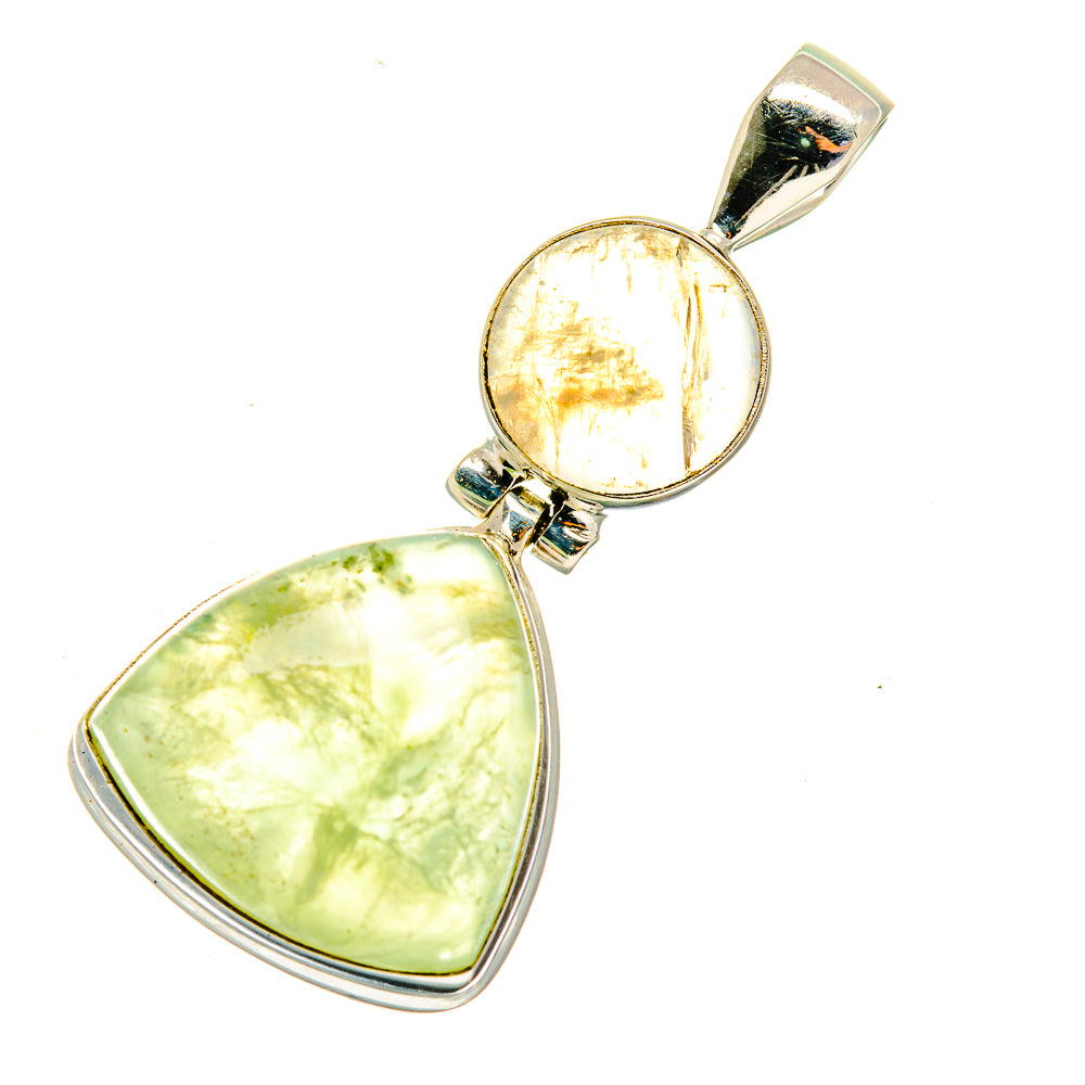 Prehnite Pendants handcrafted by Ana Silver Co - PD3987