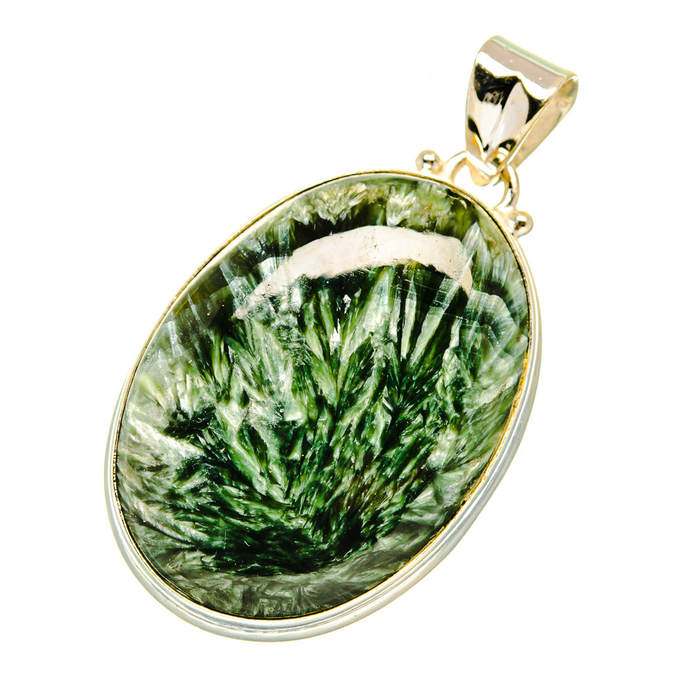 Seraphinite Pendants handcrafted by Ana Silver Co - PD4042