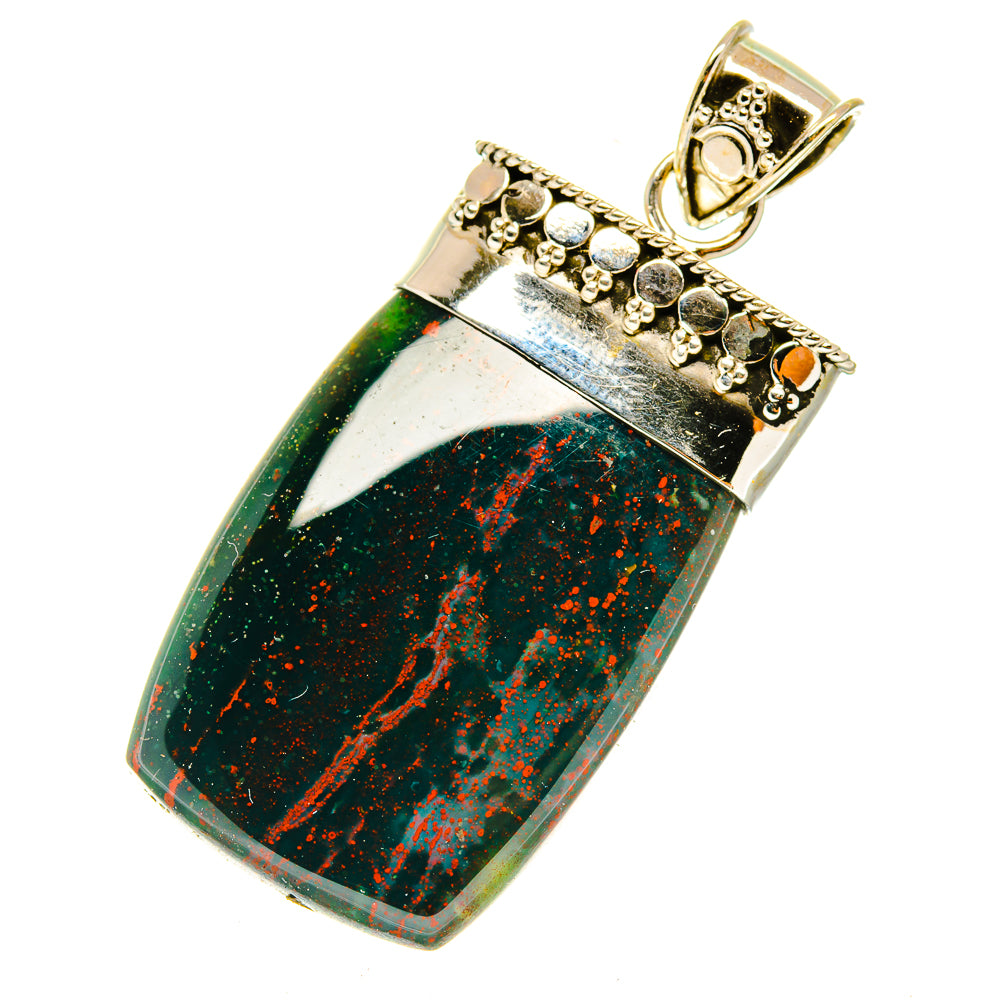Bloodstone Pendants handcrafted by Ana Silver Co - PD4043