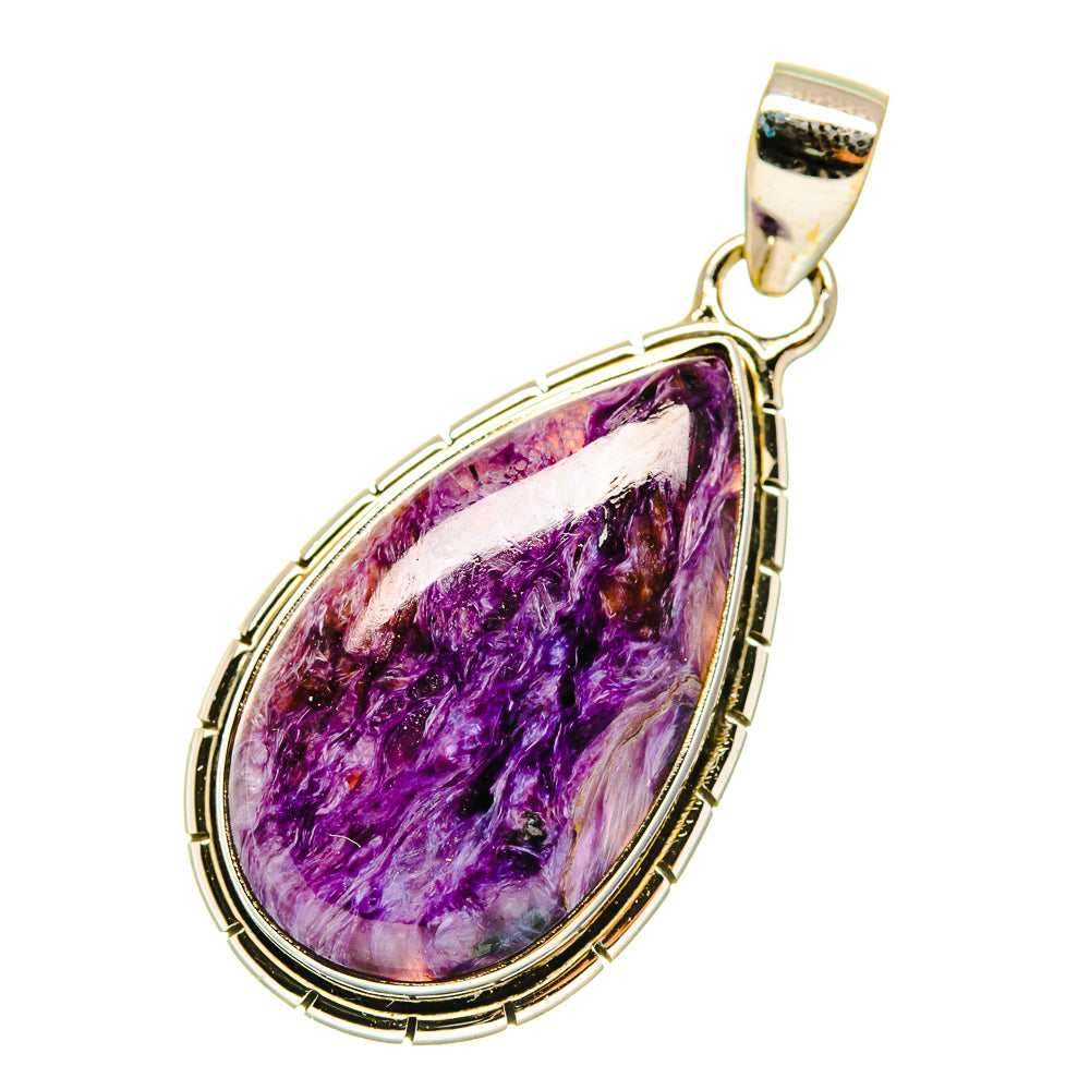Charoite Pendants handcrafted by Ana Silver Co - PD4083