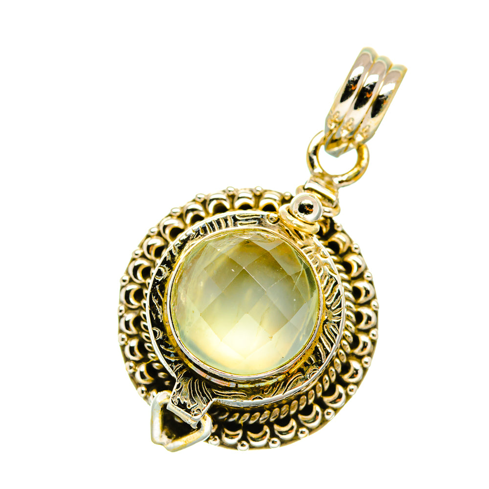Prehnite Pendants handcrafted by Ana Silver Co - PD4175