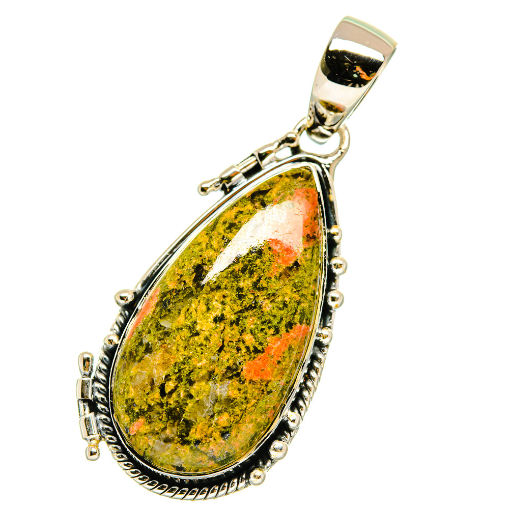 Unakite Pendants handcrafted by Ana Silver Co - PD4202