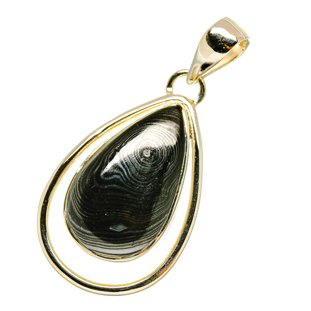 Psilomelane Pendants handcrafted by Ana Silver Co - PD4210