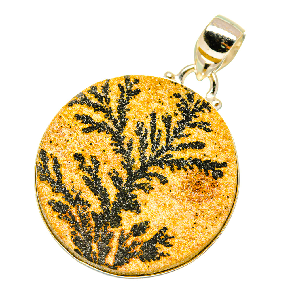 Germany Psilomelane Dendrite Pendants handcrafted by Ana Silver Co - PD4230