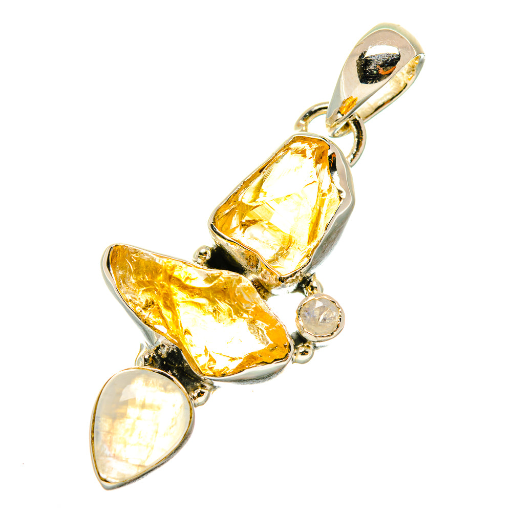 Citrine Pendants handcrafted by Ana Silver Co - PD4242