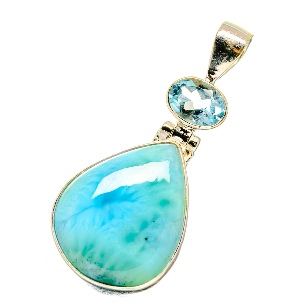 Larimar Pendants handcrafted by Ana Silver Co - PD4271