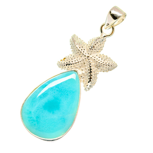 Larimar Pendants handcrafted by Ana Silver Co - PD4272