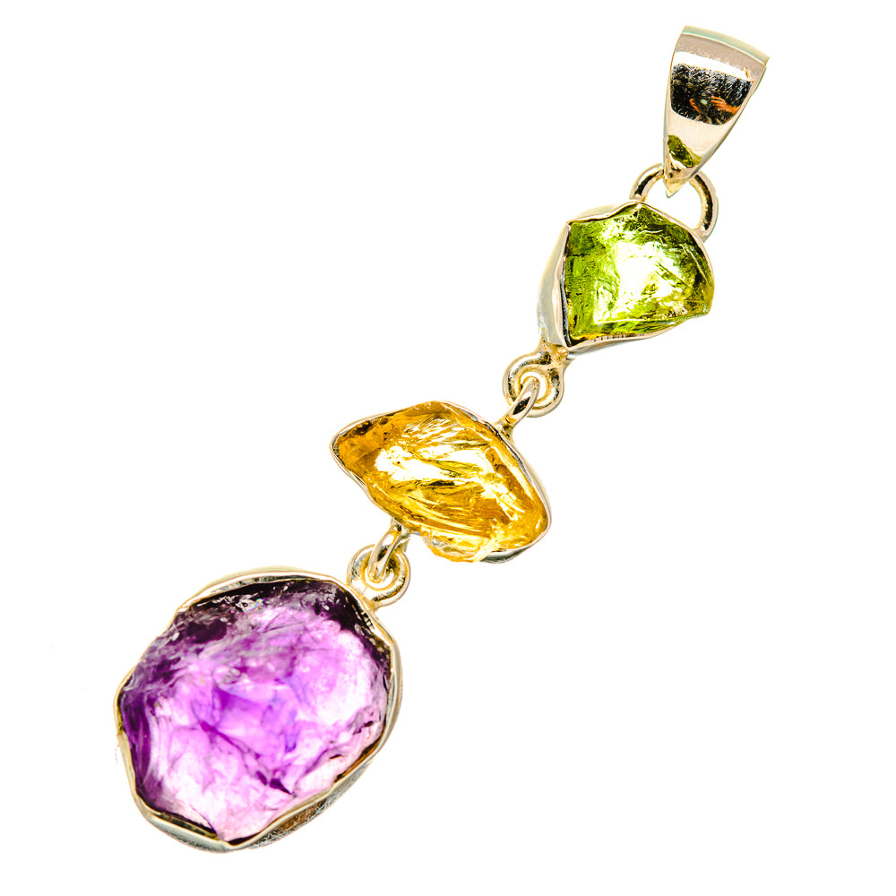 Amethyst Pendants handcrafted by Ana Silver Co - PD4293