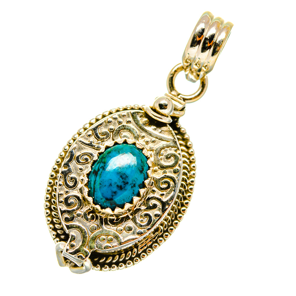 Chrysocolla Pendants handcrafted by Ana Silver Co - PD4348
