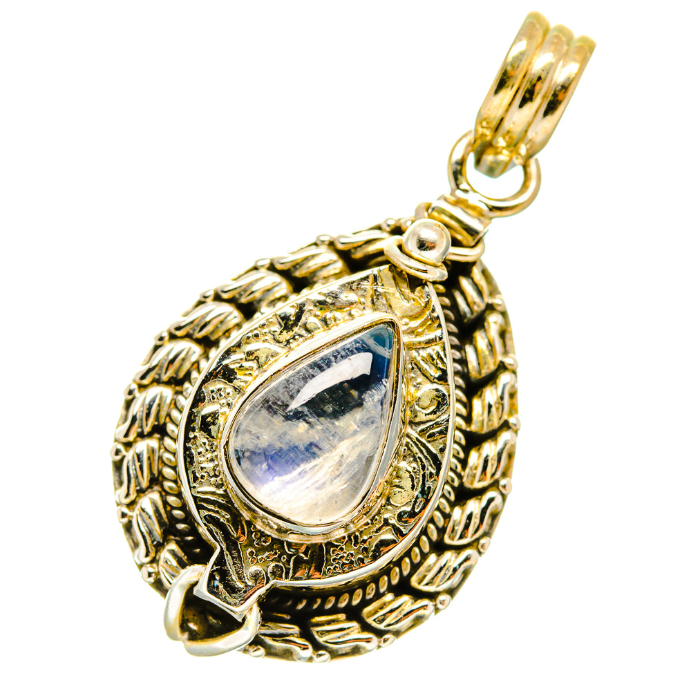 Rainbow Moonstone Pendants handcrafted by Ana Silver Co - PD4350