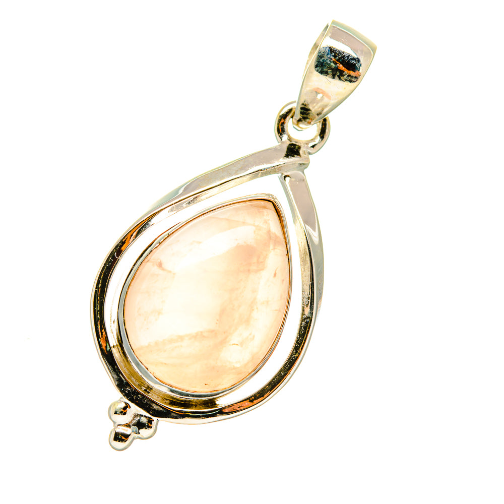 Rose Quartz Pendants handcrafted by Ana Silver Co - PD4363