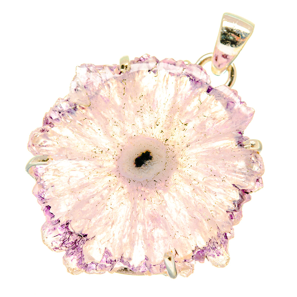 Amethyst Stalactite Pendants handcrafted by Ana Silver Co - PD4425