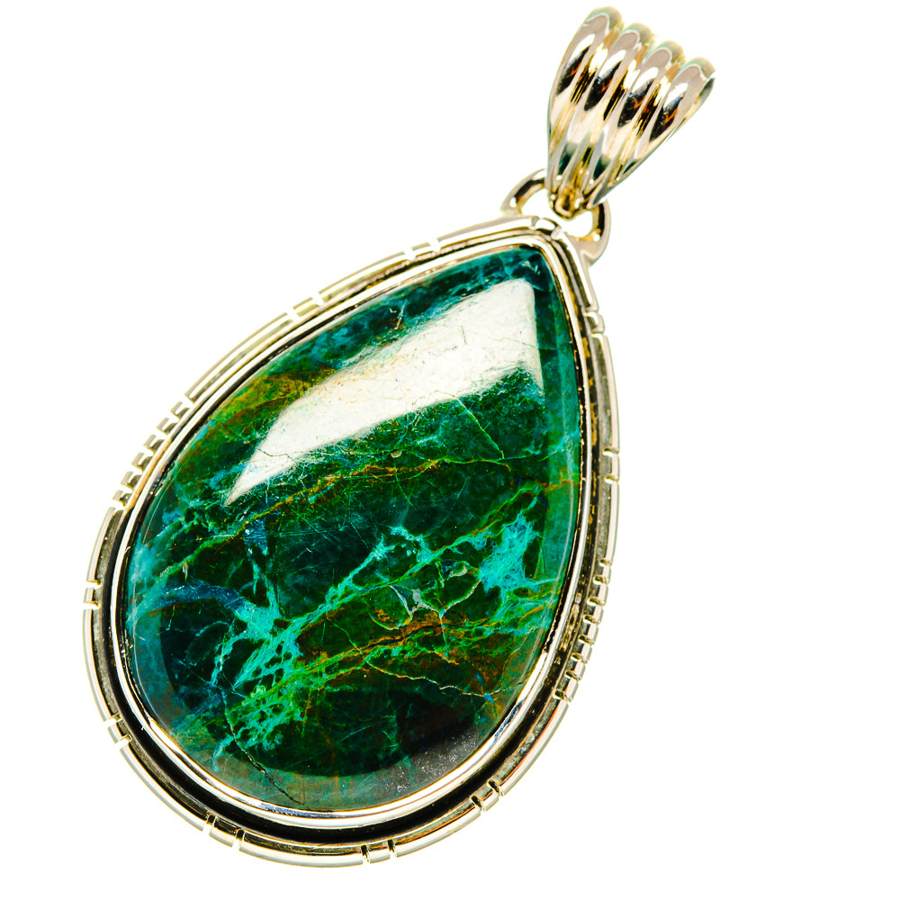 Chrysocolla Pendants handcrafted by Ana Silver Co - PD4440