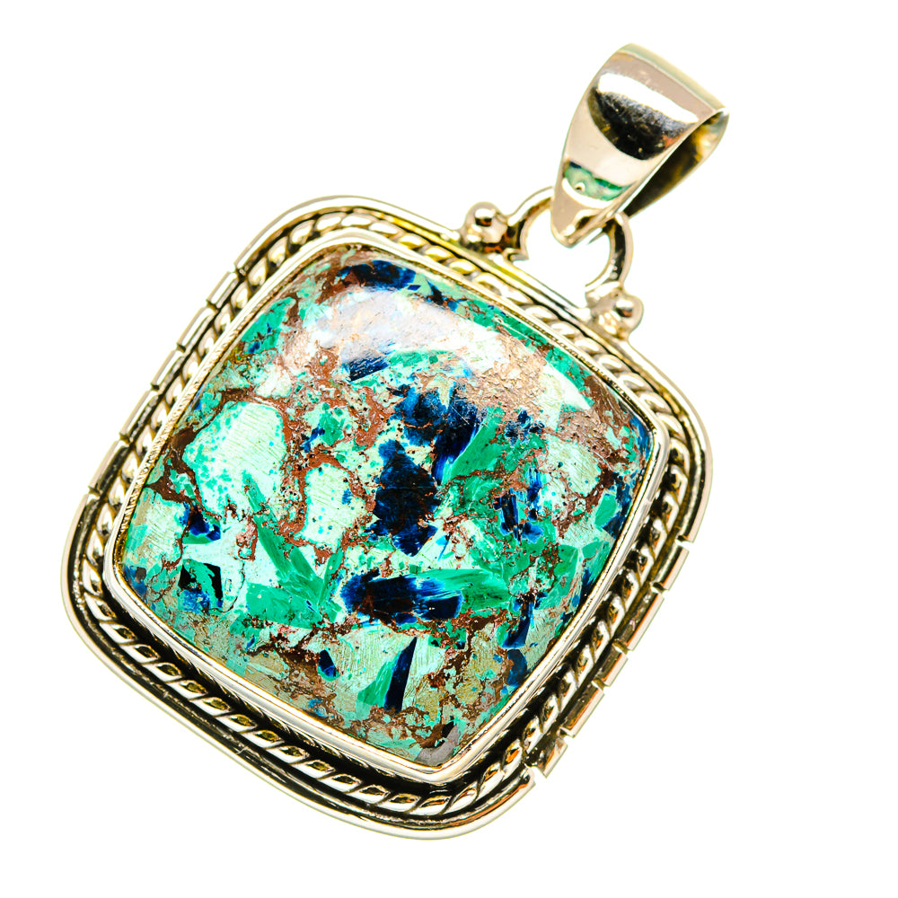 Shattuckite Pendants handcrafted by Ana Silver Co - PD4462