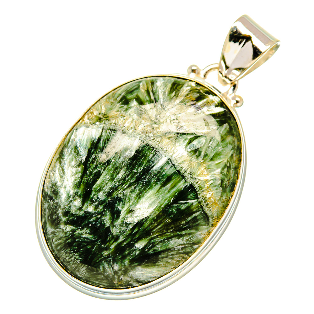 Seraphinite Pendants handcrafted by Ana Silver Co - PD4475
