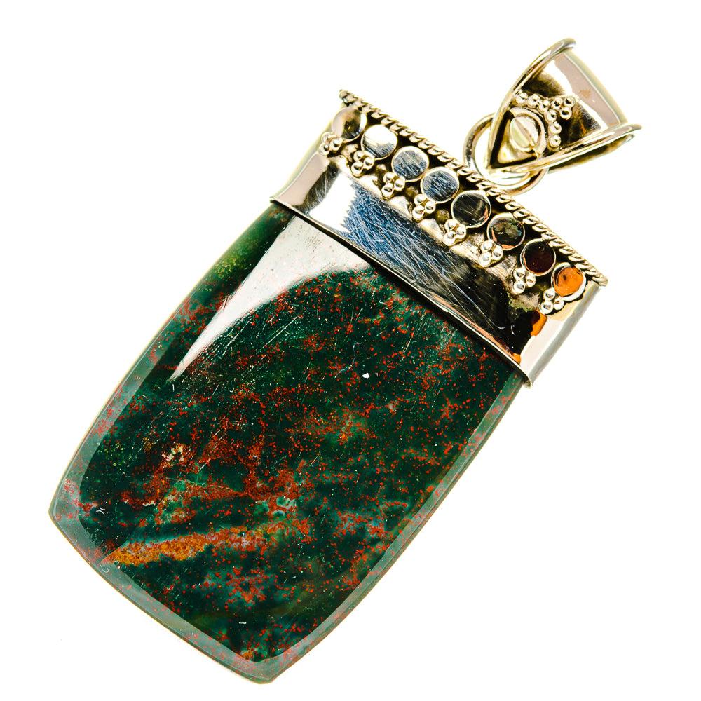 Bloodstone Pendants handcrafted by Ana Silver Co - PD4482