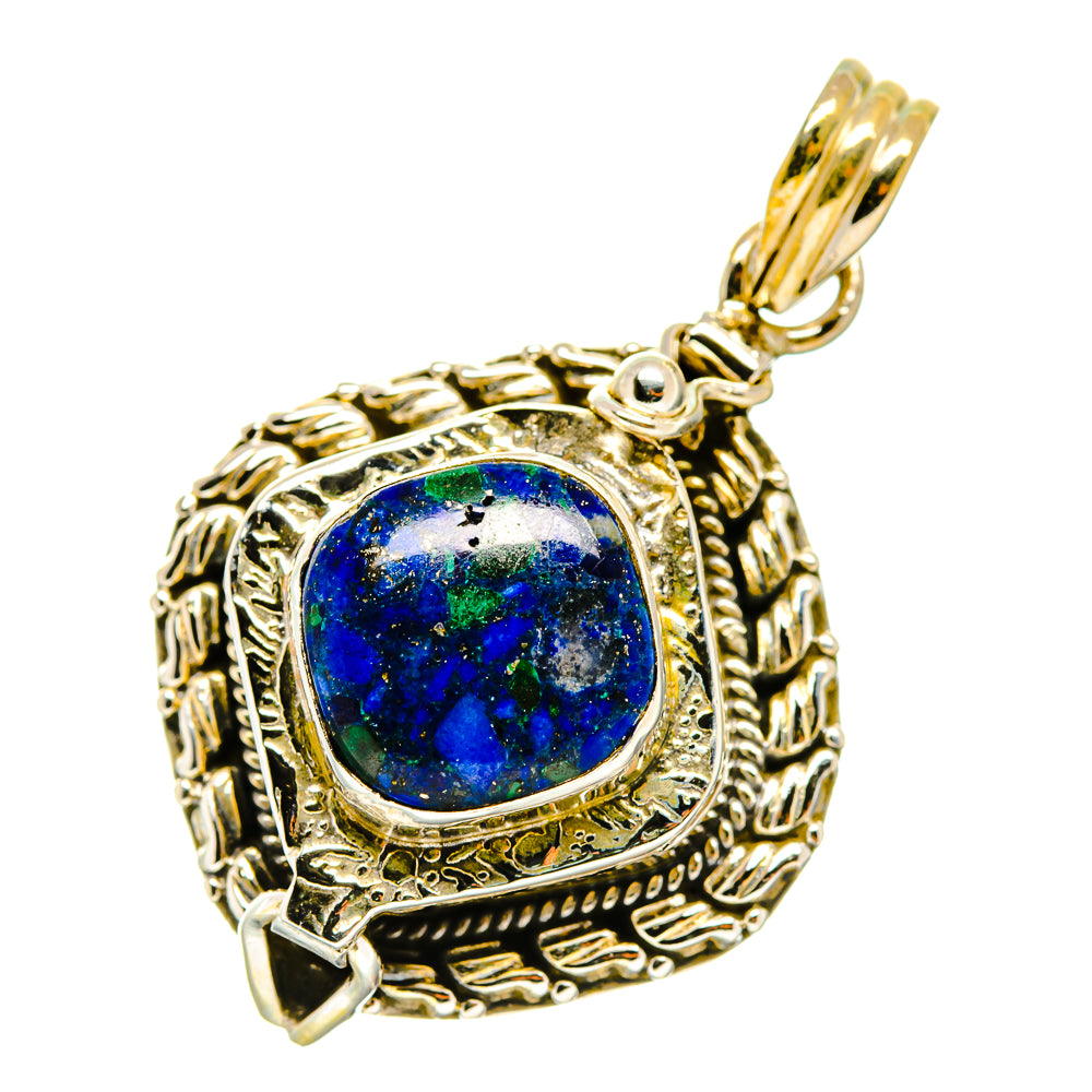 Azurite Pendants handcrafted by Ana Silver Co - PD4590