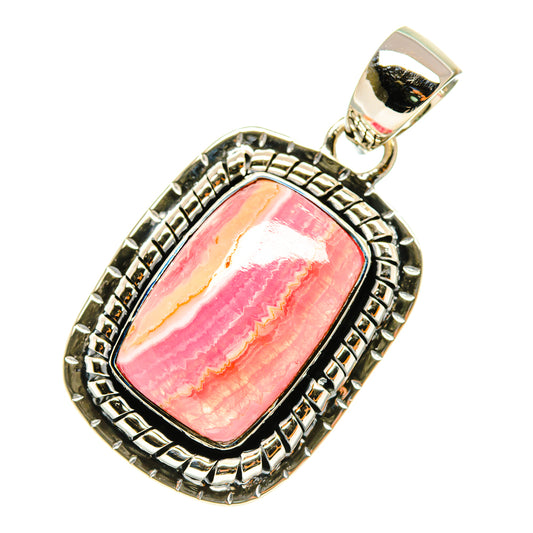 Rhodochrosite Pendants handcrafted by Ana Silver Co - PD4594