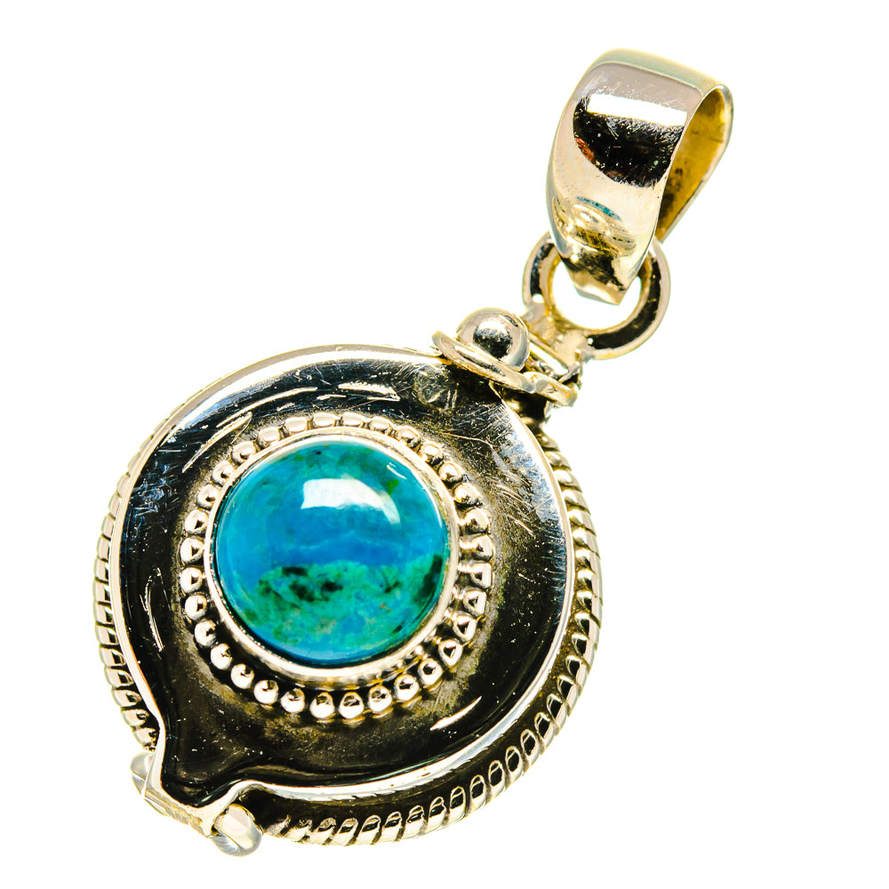 Chrysocolla Pendants handcrafted by Ana Silver Co - PD759584