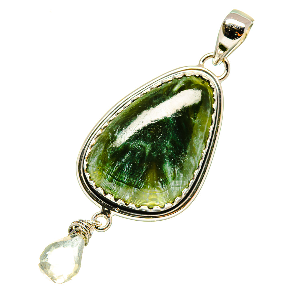 Seraphinite Pendants handcrafted by Ana Silver Co - PD4596