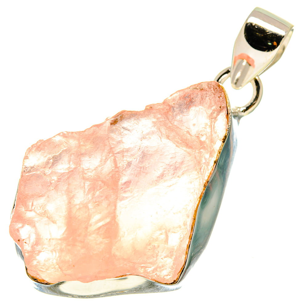 Rose Quartz Pendants handcrafted by Ana Silver Co - PD759620