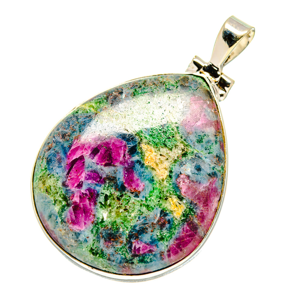 Ruby Fuchsite Pendants handcrafted by Ana Silver Co - PD759650