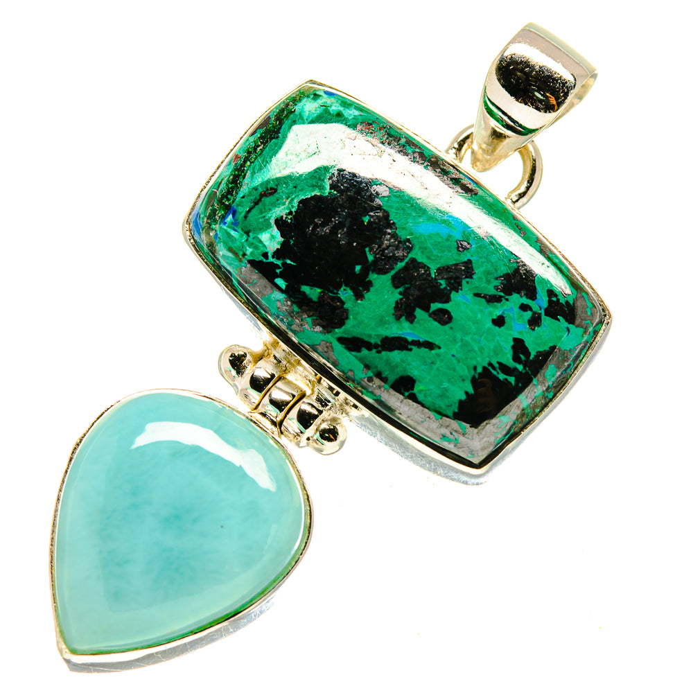 Shattuckite Pendants handcrafted by Ana Silver Co - PD759668
